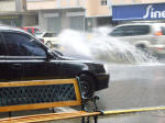 Streets turn into rivers when it rains
